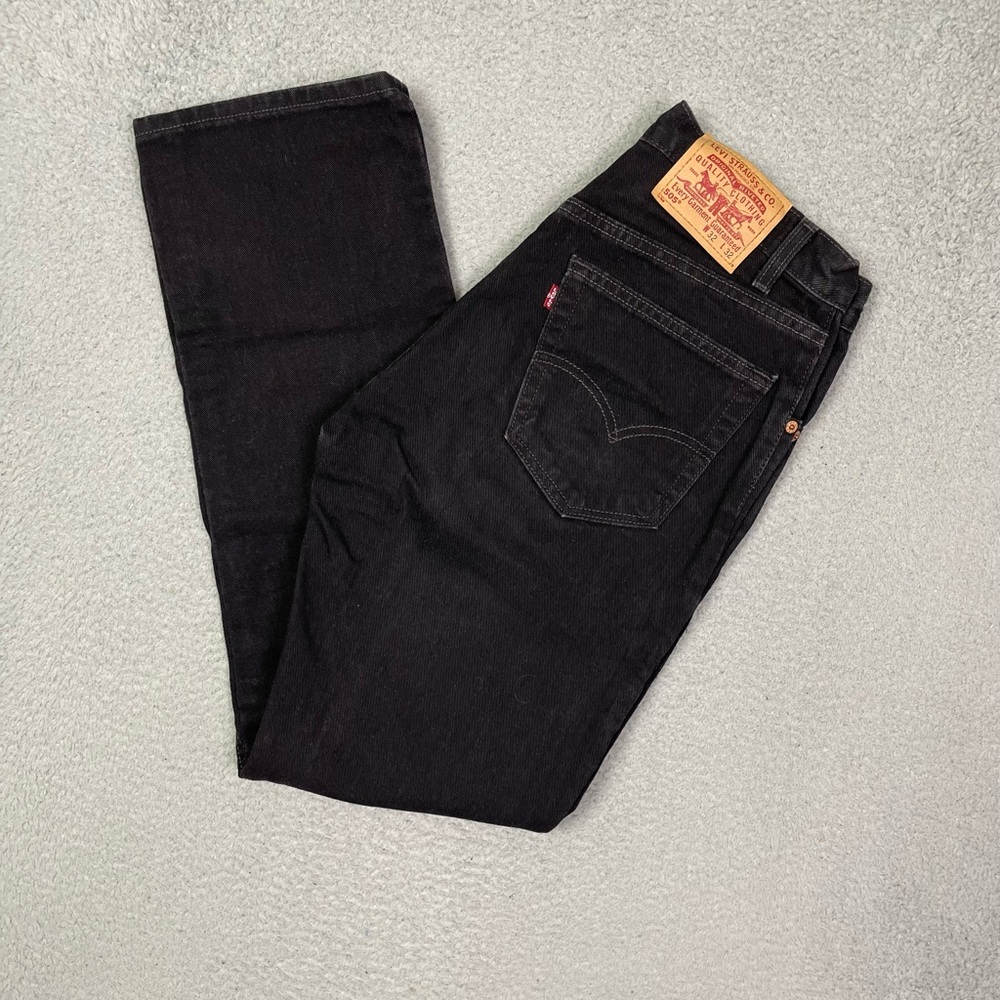 Vintage 2002 Levi’s black 505 jeans‎